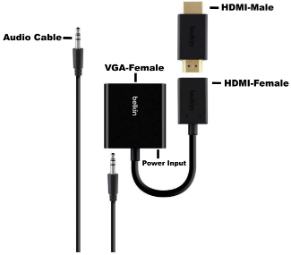 Universal HDMI to VGA Adapter with Audio