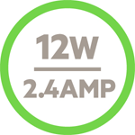 12 Watt/2.4 Amp icon