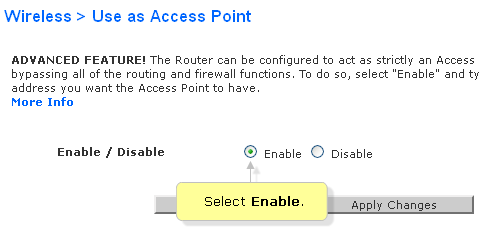 Match wireless router access point settings — pic 2