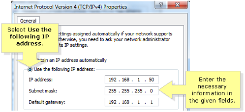 Belkin Knowledge Articles Setting Up A Static Ip Address On